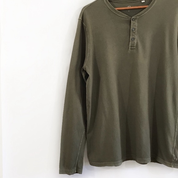 ADRIANO GOLDSCHMIED Olive Henley Top - Picture 5 of 12